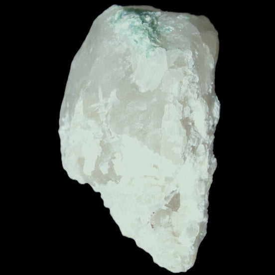 Green Tourmaline on Elestial Quartz with mica 60*35*26mm 70g in sunlight - Rocks and Things Store