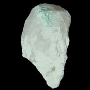 Green Tourmaline on Elestial Quartz with mica 60*35*26mm 70g in sunlight - Rocks and Things Store