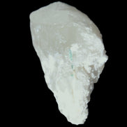 Green Tourmaline on Elestial Quartz with mica 60*35*26mm 70g in sunlight - Rocks and Things Store