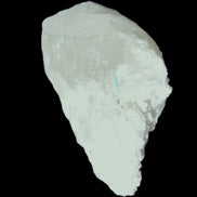 Green Tourmaline on Elestial Quartz with mica 60*35*26mm 70g in sunlight - Rocks and Things Store