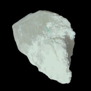 Green Tourmaline on Elestial Quartz with mica 60*35*26mm 70g in sunlight - Rocks and Things Store