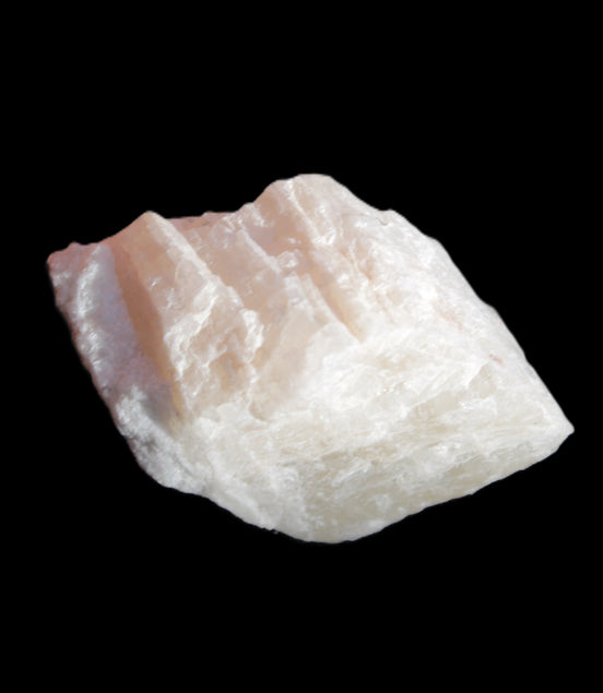Pink Fluorescent White Calcite crystal 42*28*23mm 41g in sunlight - Rocks and Things Store