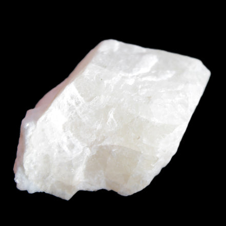 Pink Fluorescent White Calcite crystal 42*28*23mm 41g in sunlight - Rocks and Things Store