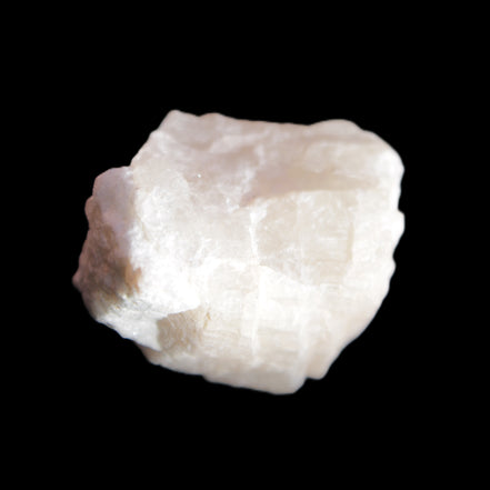Pink Fluorescent White Calcite crystal 42*28*23mm 41g in sunlight - Rocks and Things Store