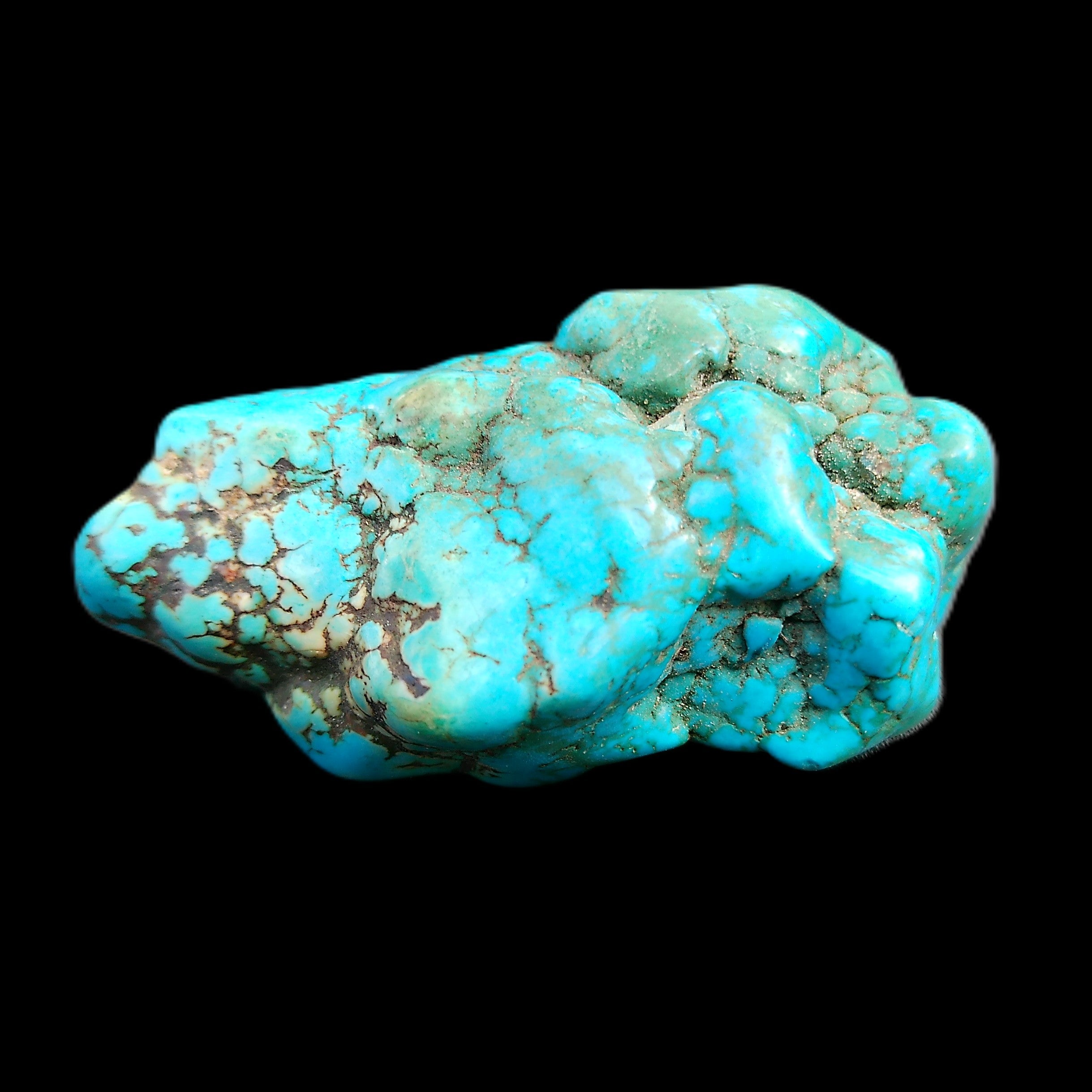 Persian Turquoise 53*35mm 51.2g in sunlight - Rocks and Things Store