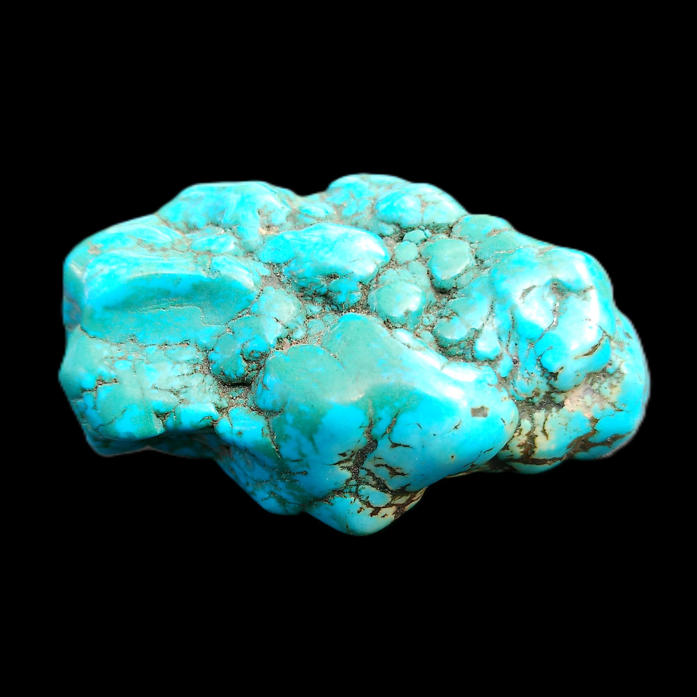 Persian Turquoise 53*35mm 51.2g in sunlight - Rocks and Things Store