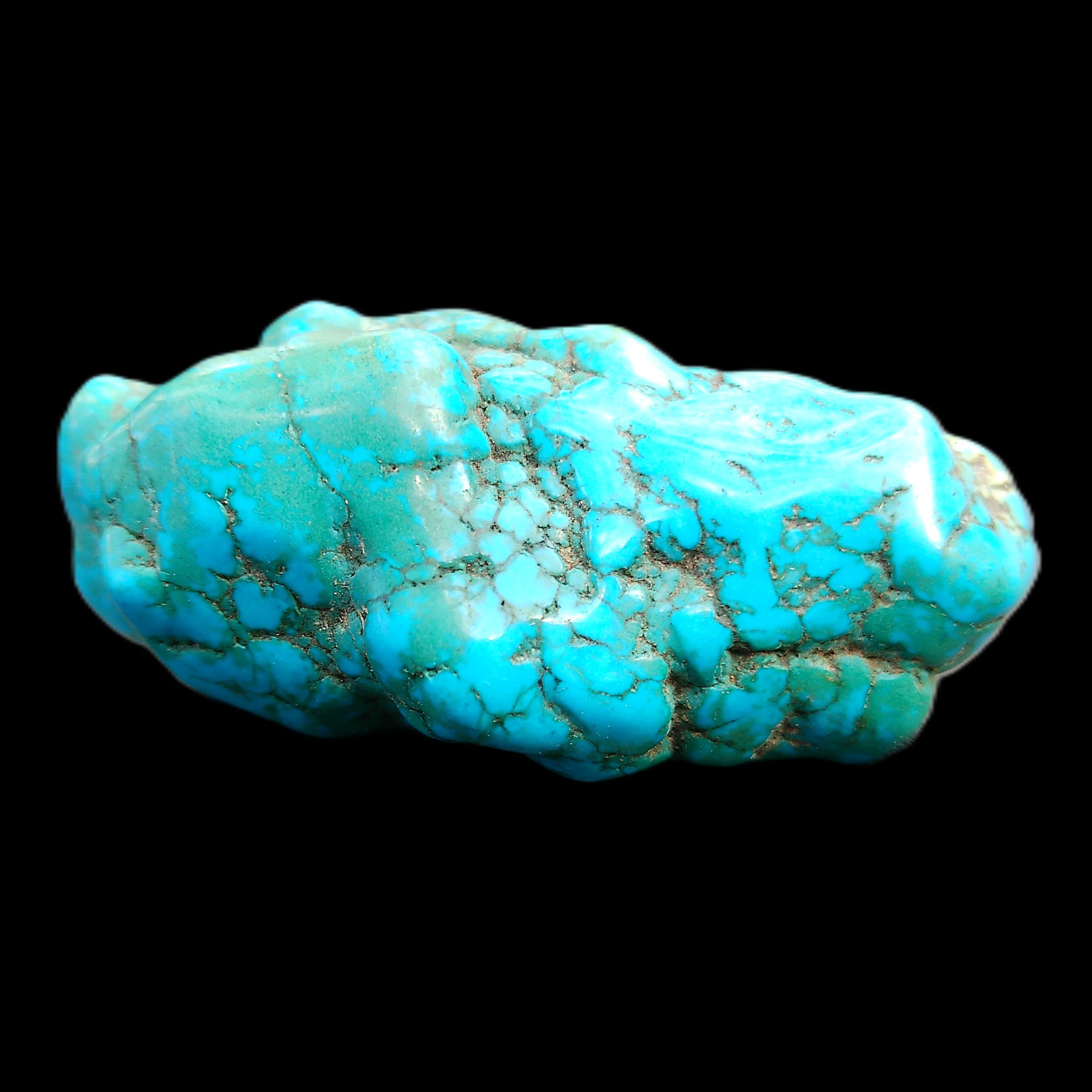 Persian Turquoise 53*35mm 51.2g in sunlight - Rocks and Things Store