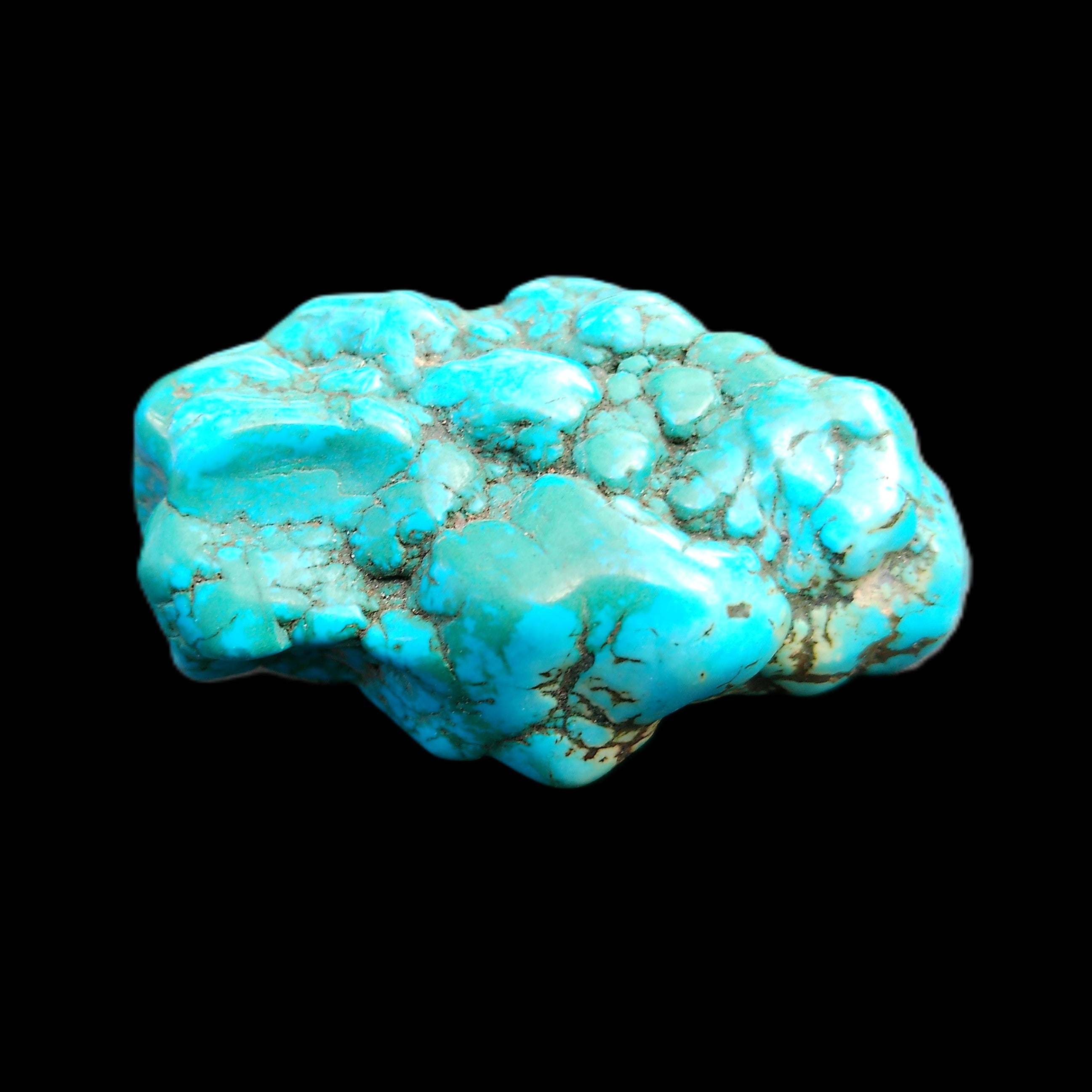 Persian Turquoise 53*35mm 51.2g in sunlight - Rocks and Things Store