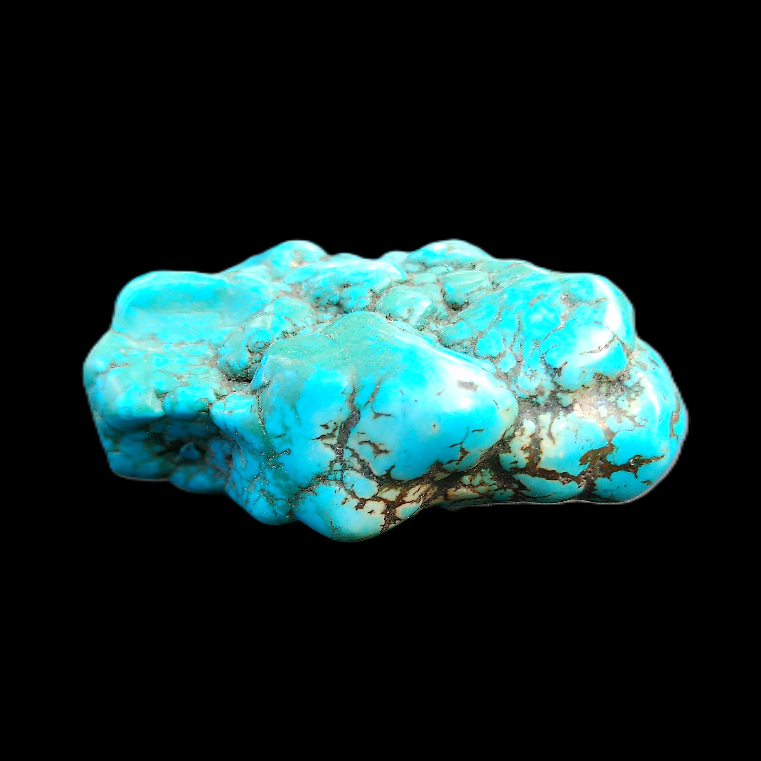 Persian Turquoise 53*35mm 51.2g in sunlight - Rocks and Things Store
