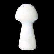 Blue Aragonite mushroom 25-31mm 5-11g in sunlight - Rocks and Things Store