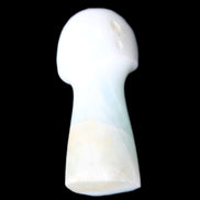 Blue Aragonite mushroom 25-31mm 5-11g in sunlight - Rocks and Things Store