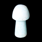Blue Aragonite mushroom 25-31mm 5-11g in sunlight - Rocks and Things Store