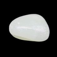 Pistachio Calcite tumbled stone 20-28mm 11-19g in sunlight - Rocks and Things Store