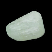 Pistachio Calcite tumbled stone 20-28mm 11-19g in sunlight - Rocks and Things Store