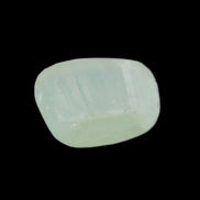 Pistachio Calcite tumbled stone 20-28mm 11-19g in sunlight - Rocks and Things Store