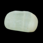 Pistachio Calcite tumbled stone 20-28mm 11-19g in sunlight - Rocks and Things Store
