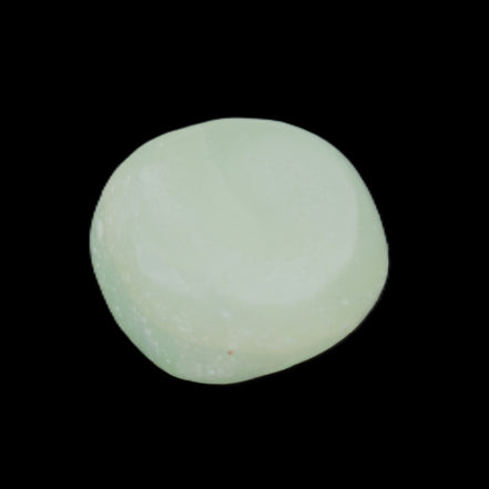 Pistachio Calcite tumbled stone 20-28mm 11-19g in sunlight - Rocks and Things Store