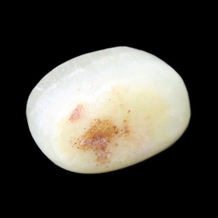 Pistachio Calcite tumbled stone 20-28mm 11-19g in sunlight - Rocks and Things Store