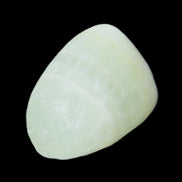 Pistachio Calcite tumbled stone 20-28mm 11-19g in sunlight - Rocks and Things Store