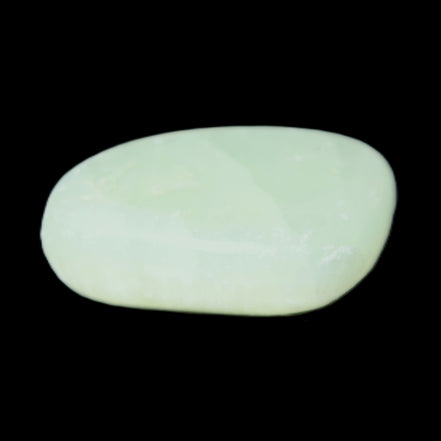 Pistachio Calcite tumbled stone 20-28mm 11-19g in sunlight - Rocks and Things Store