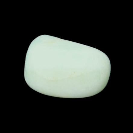 Pistachio Calcite tumbled stone 20-28mm 11-19g in sunlight - Rocks and Things Store