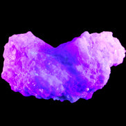 Green and Pink Tourmaline cluster on matrix 85*45*44mm 171g in UV light - Rocks and Things Store