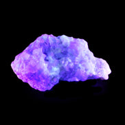 Green and Pink Tourmaline cluster on matrix 85*45*44mm 171g in UV light - Rocks and Things Store