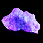 Green and Pink Tourmaline cluster on matrix 85*45*44mm 171g in UV light - Rocks and Things Store