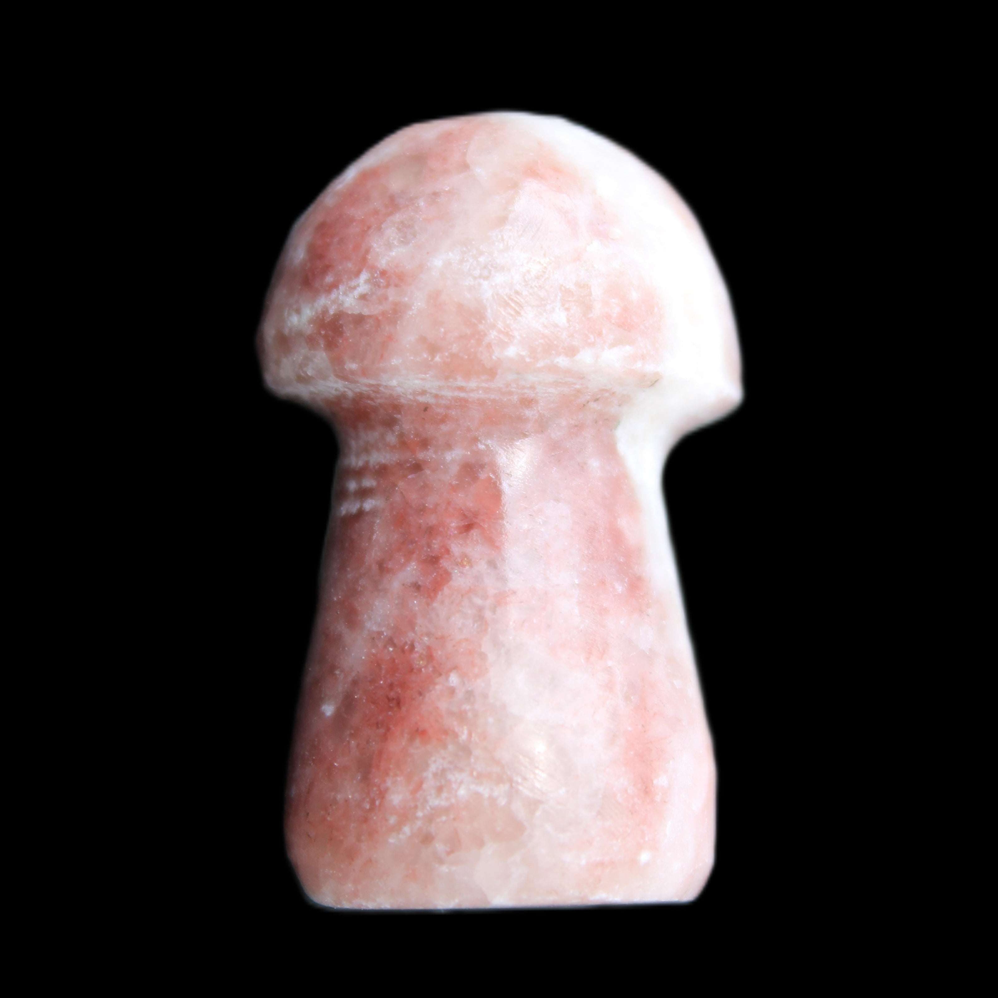 Pink Calcite mushroom 27-32mm 11-16g in sunlight - Rocks and Things Store