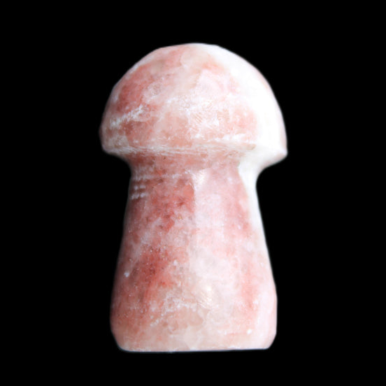Pink Calcite mushroom 27-32mm 11-16g in sunlight - Rocks and Things Store