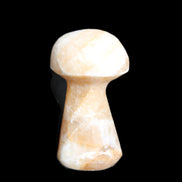 Pink and Yellow Calcite mushroom 25-30m 9-14g in sunlight - Rocks and Things Store