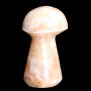 Pink and Yellow Calcite mushroom 25-30m 9-14g in sunlight - Rocks and Things Store