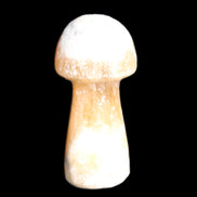 Pink and Yellow Calcite mushroom 25-30m 9-14g in sunlight - Rocks and Things Store