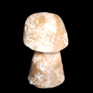Pale Chocolate Calcite mushroom 27-33mm 7-15g in sunlight - Rocks and Things Store