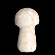 Pale Chocolate Calcite mushroom 27-33mm 7-15g in sunlight - Rocks and Things Store