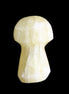 Green Yellow Calcite mushroom 30-33m 11-20g in sunlight - Rocks and Things Store