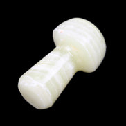 Green Yellow Calcite mushroom 30-33m 11-20g in sunlight - Rocks and Things Store