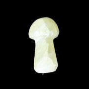 Green Yellow Calcite mushroom 30-33m 11-20g in sunlight - Rocks and Things Store