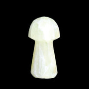 Green Yellow Calcite mushroom 30-33m 11-20g in sunlight - Rocks and Things Store