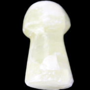 Green Yellow Calcite mushroom 30-33m 11-20g in sunlight - Rocks and Things Store