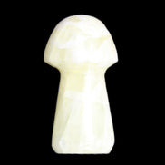 Green Yellow Calcite mushroom 30-33m 11-20g in sunlight - Rocks and Things Store