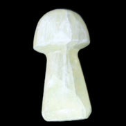 Green Yellow Calcite mushroom 30-33m 11-20g in sunlight - Rocks and Things Store