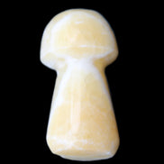 Yellow Calcite mushroom 27-30m 9-14g in sunlight - Rocks and Things Store
