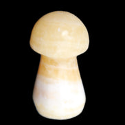 Yellow Calcite mushroom 27-30m 9-14g in sunlight - Rocks and Things Store