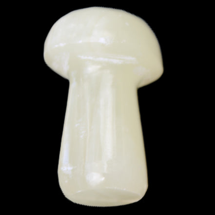 Yellow Calcite mushroom 28-30m 9-13g in sunlight - Rocks and Things Store