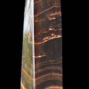 Chocolate Calcite obelisk 128*35*32mm 301g in sunlight - Rocks and Things Store