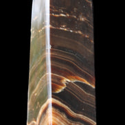 Chocolate Calcite obelisk 128*35*32mm 301g in sunlight - Rocks and Things Store
