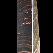 Chocolate Calcite obelisk 128*35*32mm 301g in sunlight - Rocks and Things Store