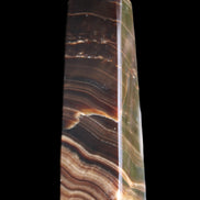 Chocolate Calcite obelisk 128*35*32mm 301g in sunlight - Rocks and Things Store
