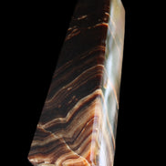 Chocolate Calcite obelisk 128*35*32mm 301g in sunlight - Rocks and Things Store